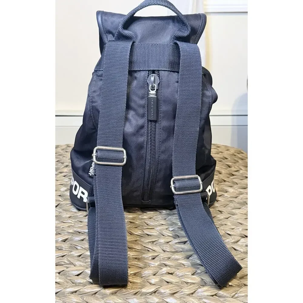 90s Vtg Polo Sport Ralph Lauren Blue Drawstring Backpack Adjustable Straps Y2K